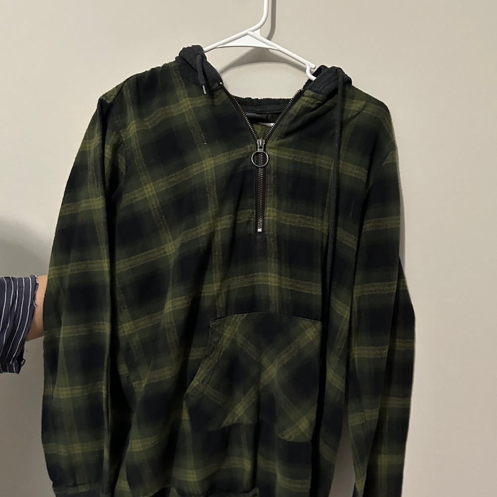 EMPYRE Green Plaid Jacket/Hoodie